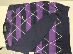FRED PERRY アーガイルニットセーター S