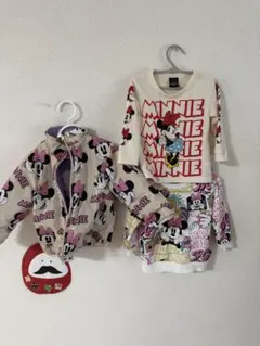 BABY DOLL ミニーマウス　アウター　カットソー3点セット