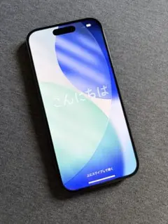 【美品】香港版 iPhone 15 Pro 128GB ブラックチタニウム