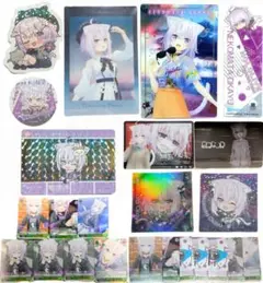 ホロライブ 猫又おかゆ VTuberグッズ 묶음 판매 カード ステッカー