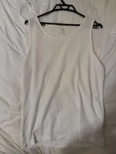 H&M タンクトップ ホワイト スリムフィット Mサイズのサムネイル