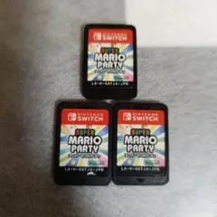 Switch スーパー マリオパーティ 3本セット ※ケース欠品、ソフトのみ