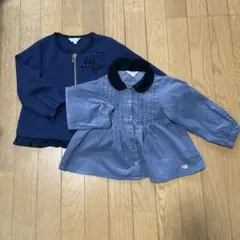 カーディガン　トップス　100cm 2着セット