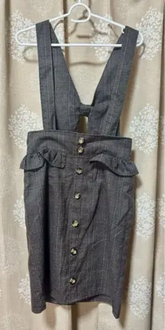 量産型 地雷系 バックリボン ジャンパースカート