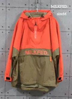 MILKFED. ネオンカラー オーバーサイズ アノラックハーフジップ