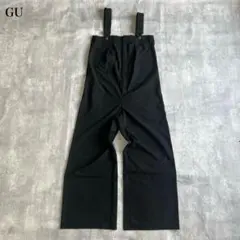 ジーユー【M】サロペットパンツ ワイドシルエット ストレート タックデザインのサムネイル
