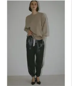 MANOF マノフ SIDE LINE SPORTS SATIN PANTS M