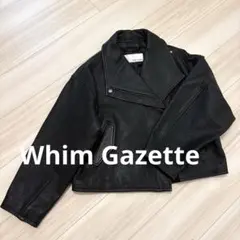 極美品&希少品 Whim Gazette コレクション本革ライダースジャケット