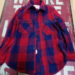 DENIMDUNGAREE デニム　チェックシャツ Sサイズ 110cm