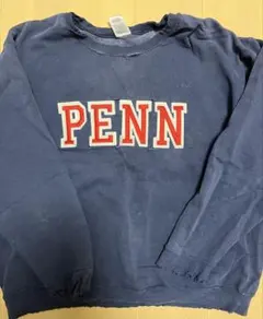 vintage ロゴ入りスウェット XL ネイビー