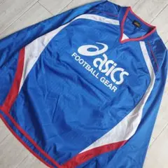 希少！美品 90s asics 日本代表 ピステ ナイロン プルオーバー - メルカリ