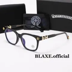 サングラス 伊達メガネ CHデザイン 黒縁 Y2Kメガネ クロス リムレス