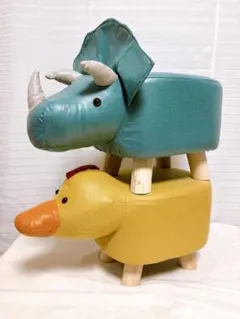 アニマルスツール トリケラトプス　アヒル