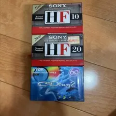 SONY TDK カセットテープ 3本セット