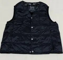 TAION ブラック 中綿ベスト 2Y/110