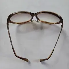 eyebrella ブラウン オーバーサイズメガネ
