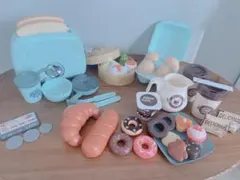 おままごとセット　トースターとドーナツセット　カフェセット