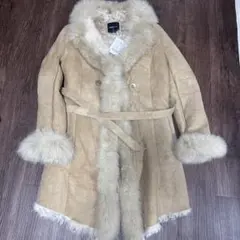 SAGA FURS リアルファーコート ベージュのサムネイル