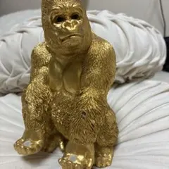 ゴールド ゴリラ 置物 インテリア