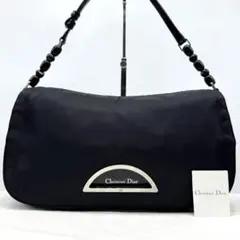 ✨美品✨クリスチャンディオール ショルダーバッグ マリスパール ナイロン レザー