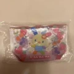 サンリオキャラクターズ ガチャ　プールバッグ風ミニポーチ2 ウサハナ