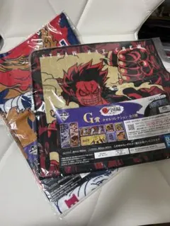 一番くじ ワンピース G賞 タオルコレクション 2枚セット ルフィ 新品未開封
