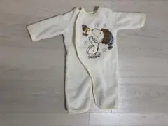 スヌーピー フリースロンパース　60〜70サイズ
