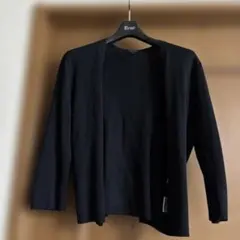 BURBERRY LONDON 薄手カーディガン ブラック 2のサムネイル