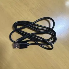 USB-A to USB-C 充電ケーブル 黒　A to C