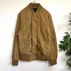 【H&M】　MA-1ジャケット ブルゾン　アウター　茶 XS ユニセックス　美品