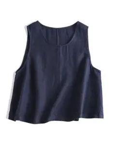ベスト 袖なし 柔らかくて 着心地いい 無地 シンプル トップス きれいめコーデ