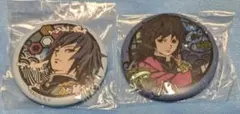 鬼滅の刃 冨岡義勇 和紙缶バッジ 2点セット