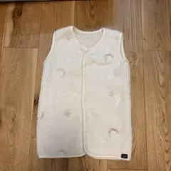 PUPPA PUPOフランネル素材スリーパー　Sサイズ相当　アイボリー