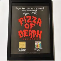 (A4額付き) Hi-STANDARD PIZZA OF DEATH タワレコ
