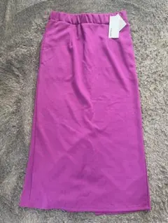 ピンク スリット入り タイトスカート M