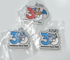 ポケモン 30周年 メタルチャーム 3種セット