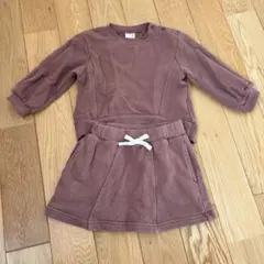 petit main プティマイン スウェット セットアップ 90サイズ