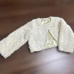 Catherine Cottage ホワイトフェイクファーボレロ140センチ￼￼