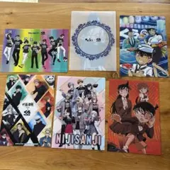 くら寿司　クリアファイル　6枚セットコナン　Ado呪術廻戦にじさんじブルーロック