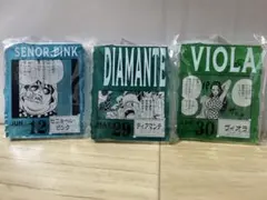 ONE PIECEベースショップ アクリルブロック チャーム　３個セット