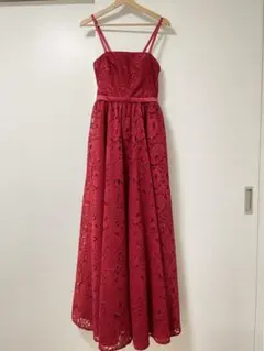 Dress Room Ami 総レース赤ドレス