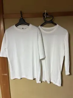 UNIQLO U ユニクロ　Tシャツ 2枚セット ホワイト