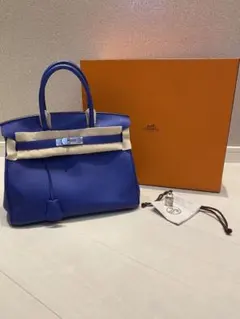 HERMES バーキン30 ブルーエレクトリック トゴ シルバー金具♡