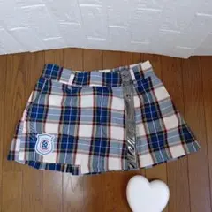 RUSSELUNO GOLF チェック柄ゴルフミニスカート　レディースサイズ2