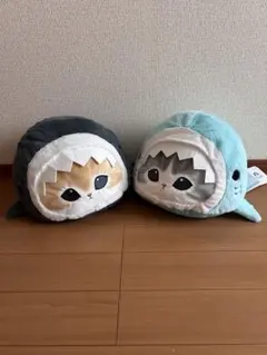 mofusand サメにゃん ぬいぐるみ 2種セットのサムネイル