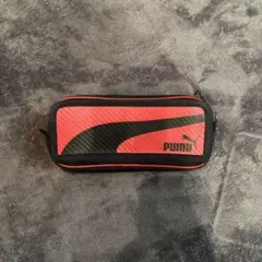 PUMA 筆箱 ペンケース レッド ブラック