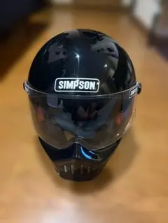 SIMPSON M30 マットブラック ミラーシールド サイズ61 - メルカリ