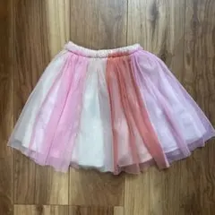 H&M キッズ チュールスカート ピンク系 110-116cm