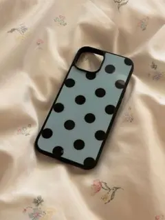 iPhone13ドット柄ケース