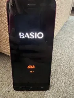 BASIO KYV47 レッド　au、UQ系　Wi-Fi運用確認済